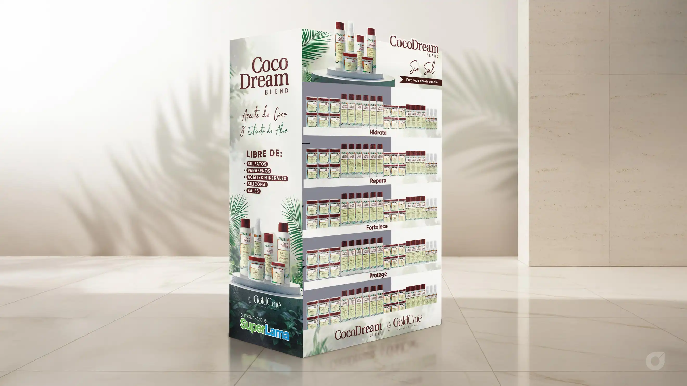 Cabezal de góndola para Coco Dream Blend